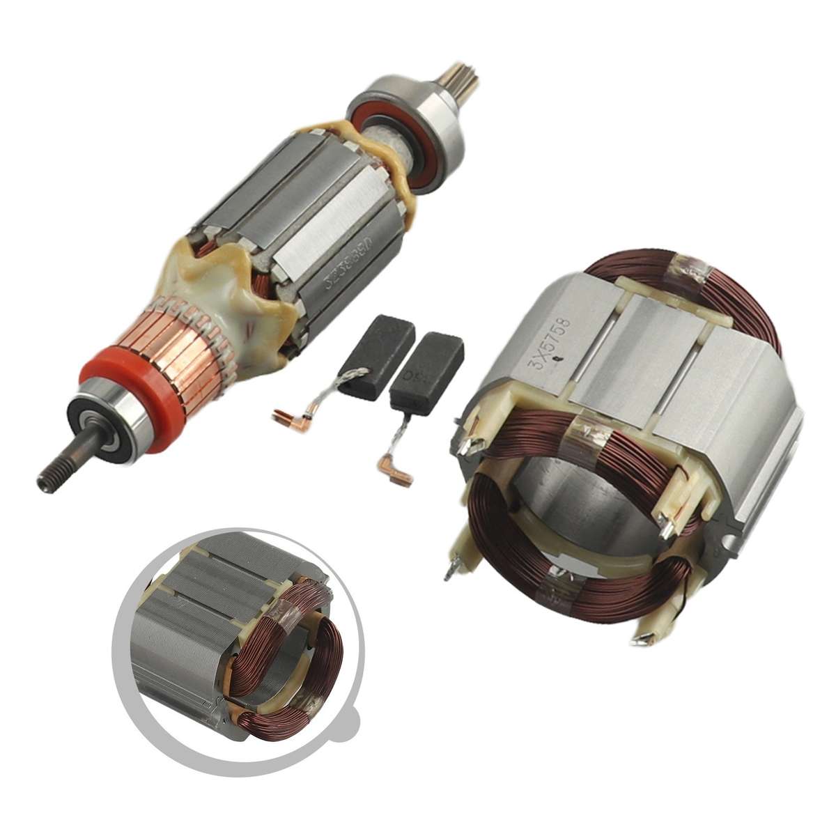 Replacement Parts Stator For ROTOR And Carbon Brushes For HR4003C Tool