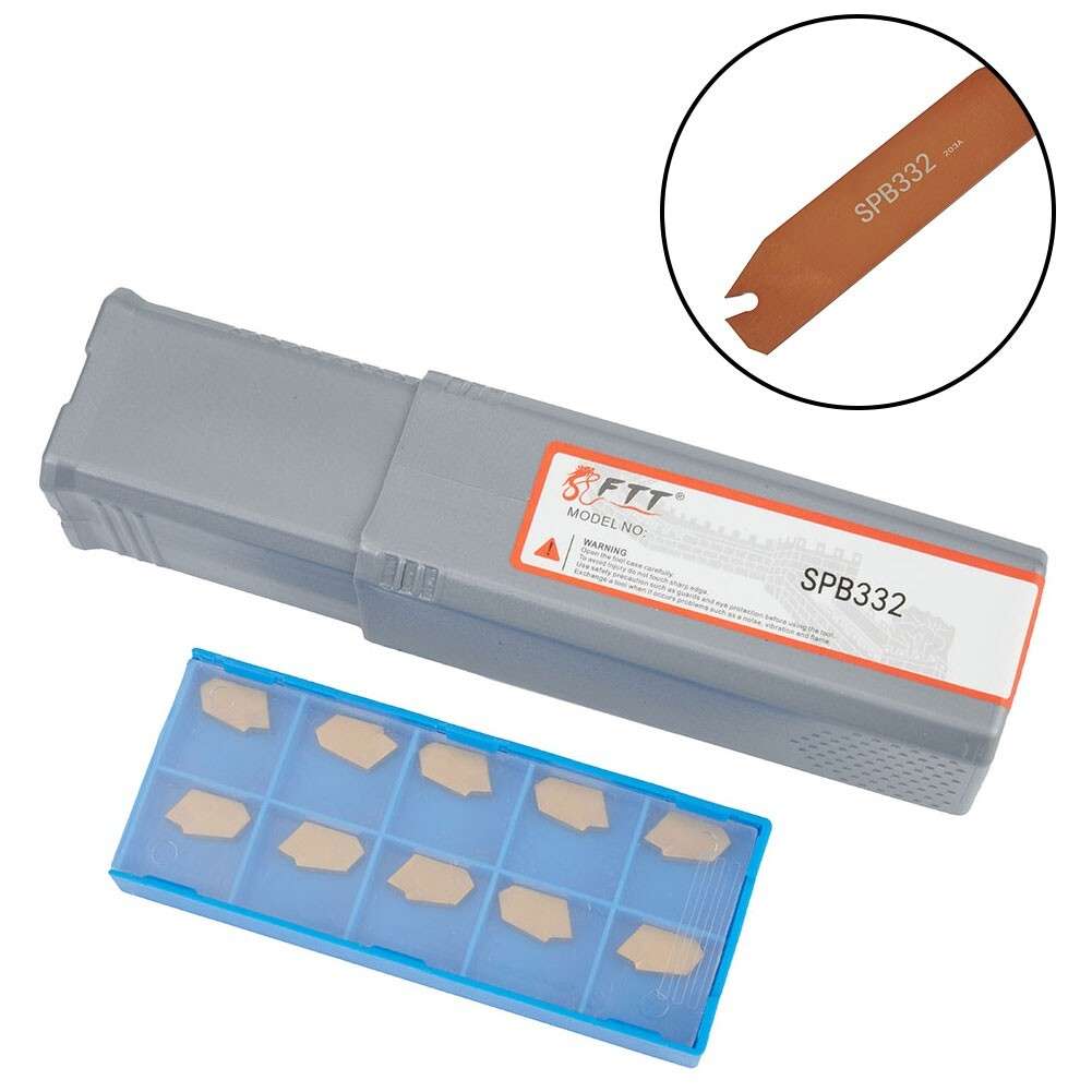 CNC Blade Groove Cut-Off Holder SP300 Cutting Insert With SPB332 SPB32-3