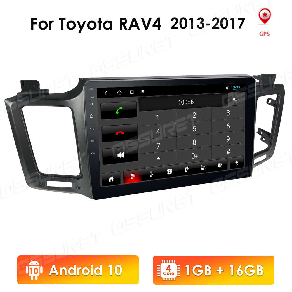 CarPlay Android11 GPS Stereo Radio Wifi For Toyota RAV4 2013 2014 2015 2016 2017