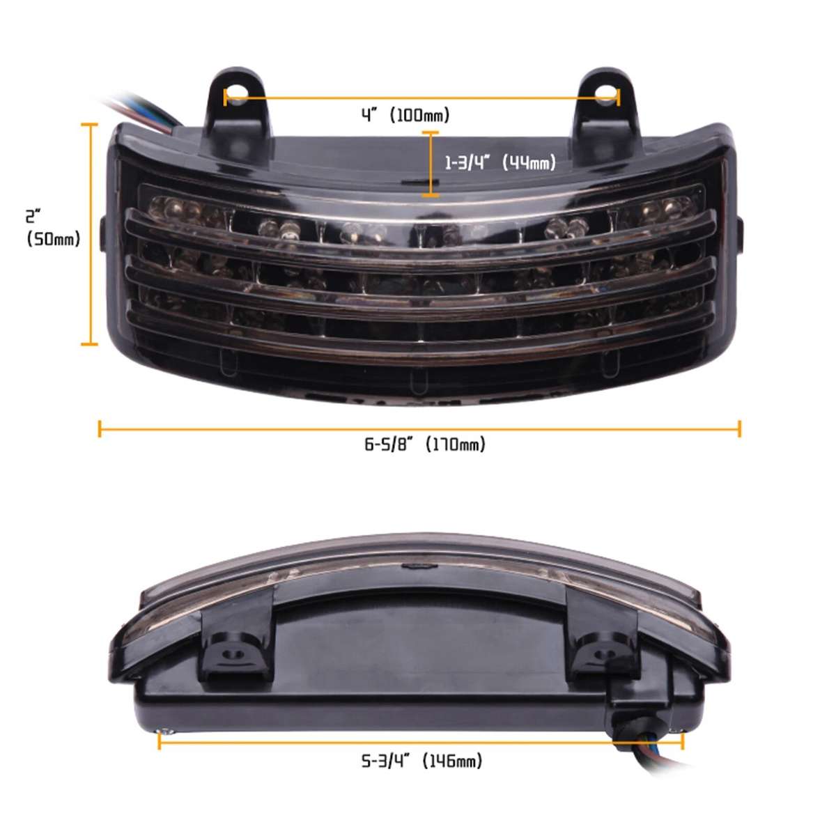 LED Brake Tail Light for Touring Street Glide FLHS/Glide EFI FLHXI