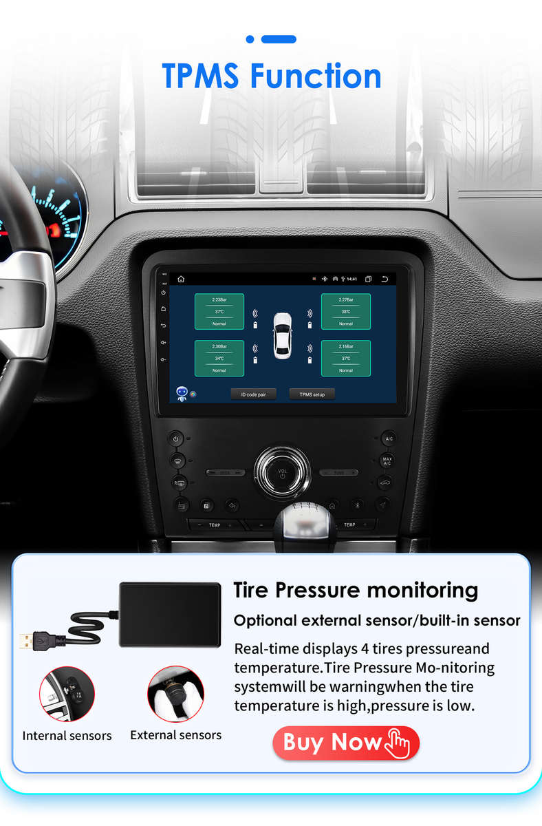 For Ford Mustang 2010-14 Android 13 CarPlay Car Radio Stereo DSP GPS 8Core 4+32G