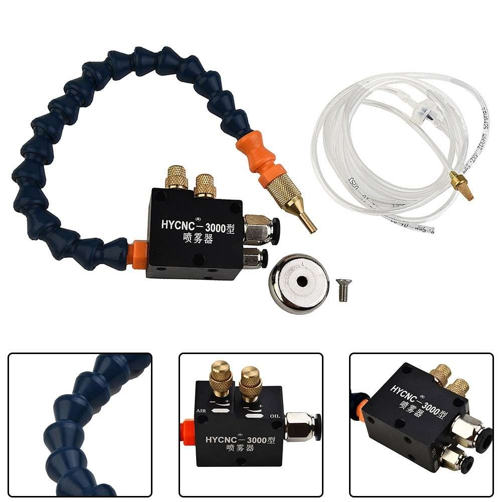 Metal Mist Coolant Lubrication Spray Hose For CNC Router Machine Cooling
