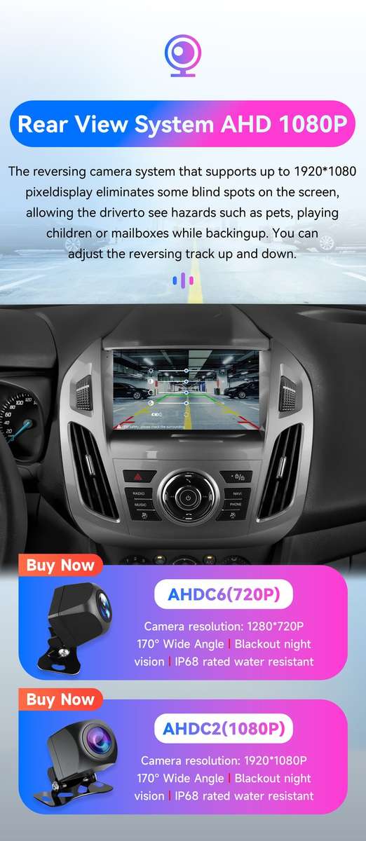 8Core For Ford Transit Connect 2013-18 Android14 Carplay Radio Stereo GPS 4+64GB