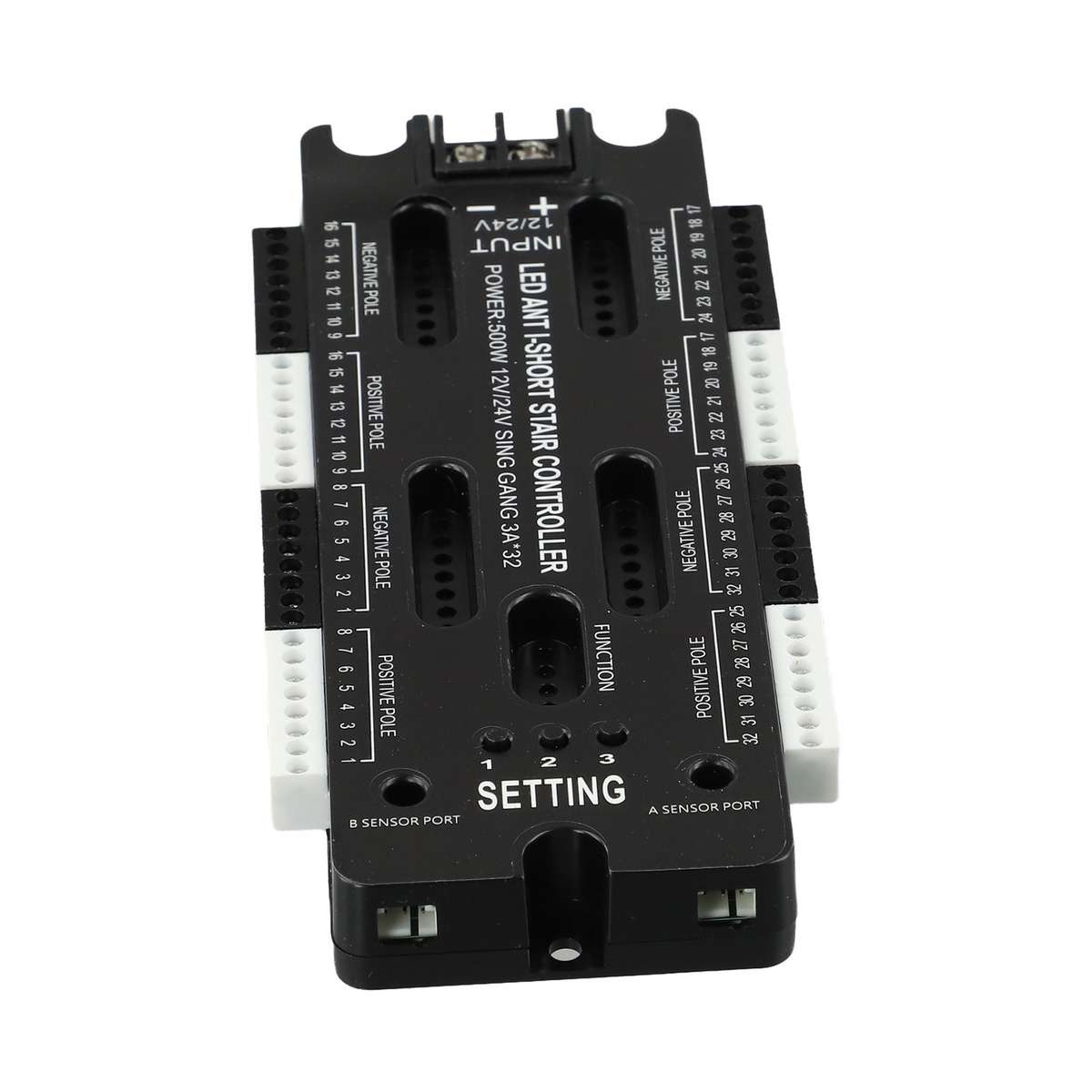 Indoor LED Stair Lighting Controller With 32 Channels And Motion Sensor