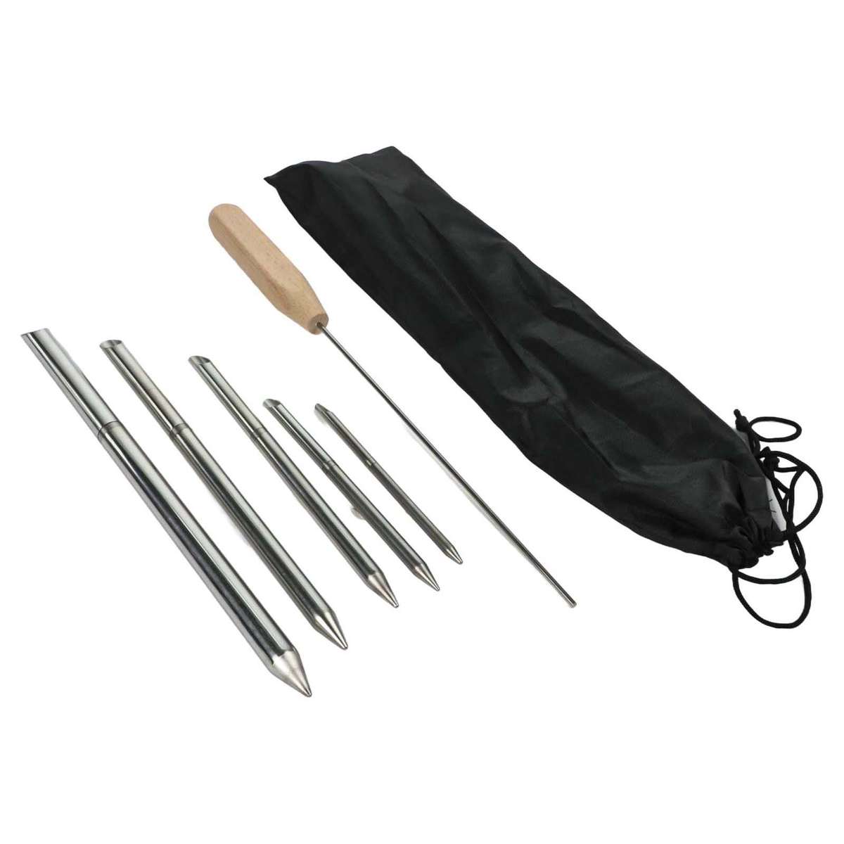 Rope Splicing Tool Kit 6pcs With Needles For Synthetic And Woven Ropes