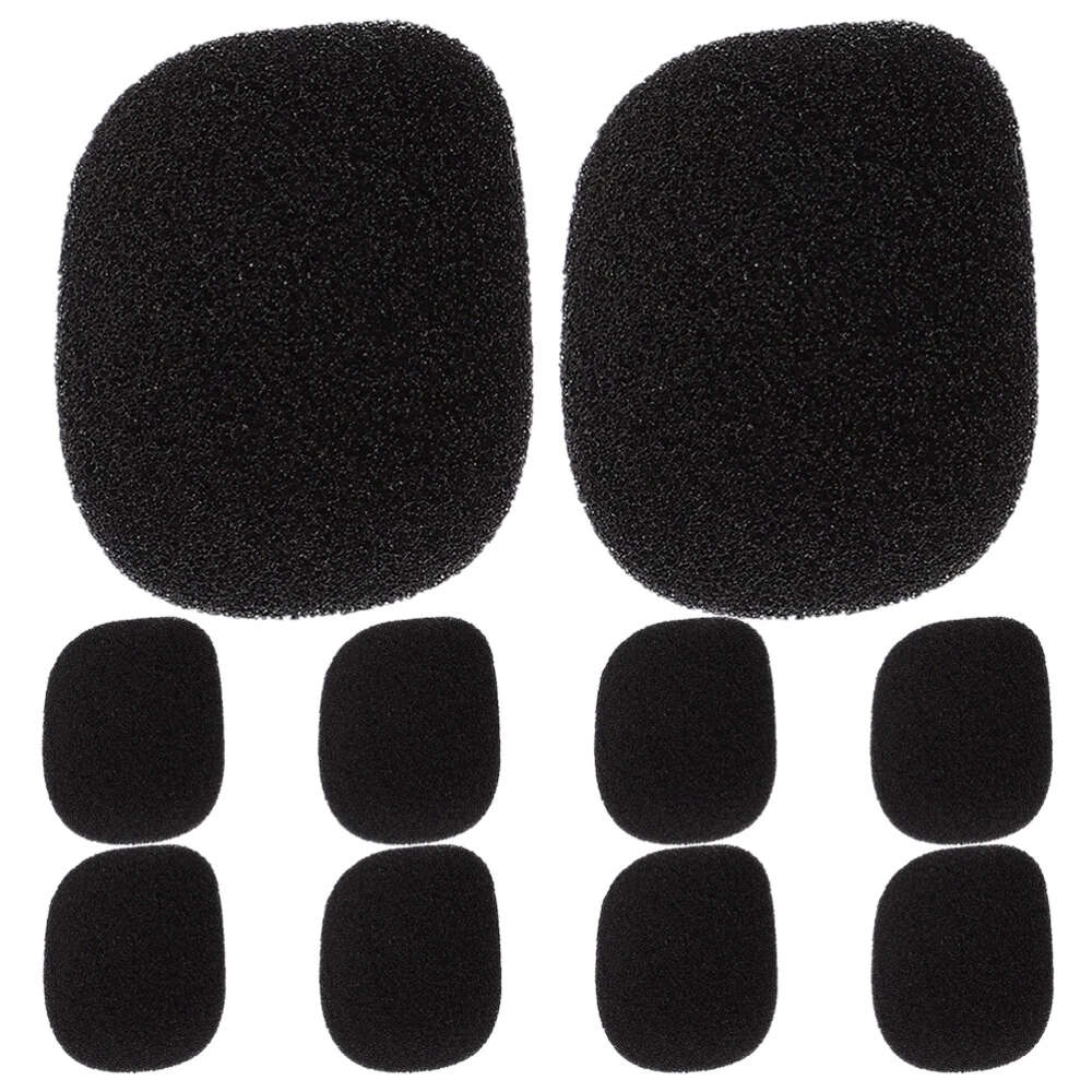 15 Pcs Mic Shield Wireless Microphone Lapel Headset Windscreen Sponge