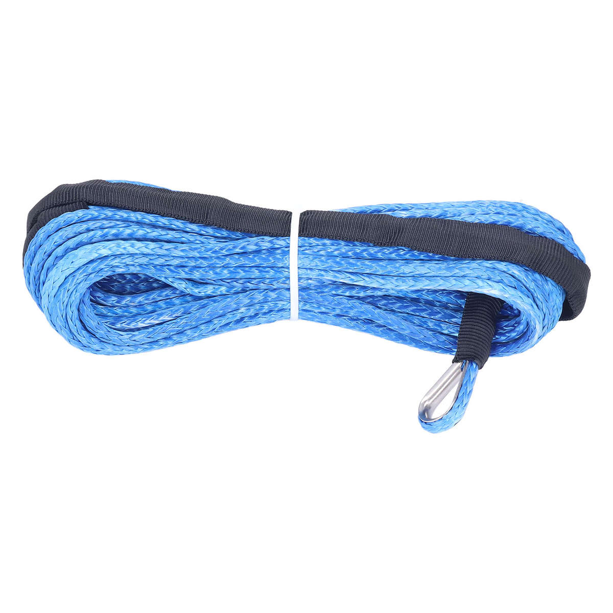 Car Auto Trailer Winch Rope 6mmx15m/ 1/4inx50ft Nylon Blue WearResistant Part