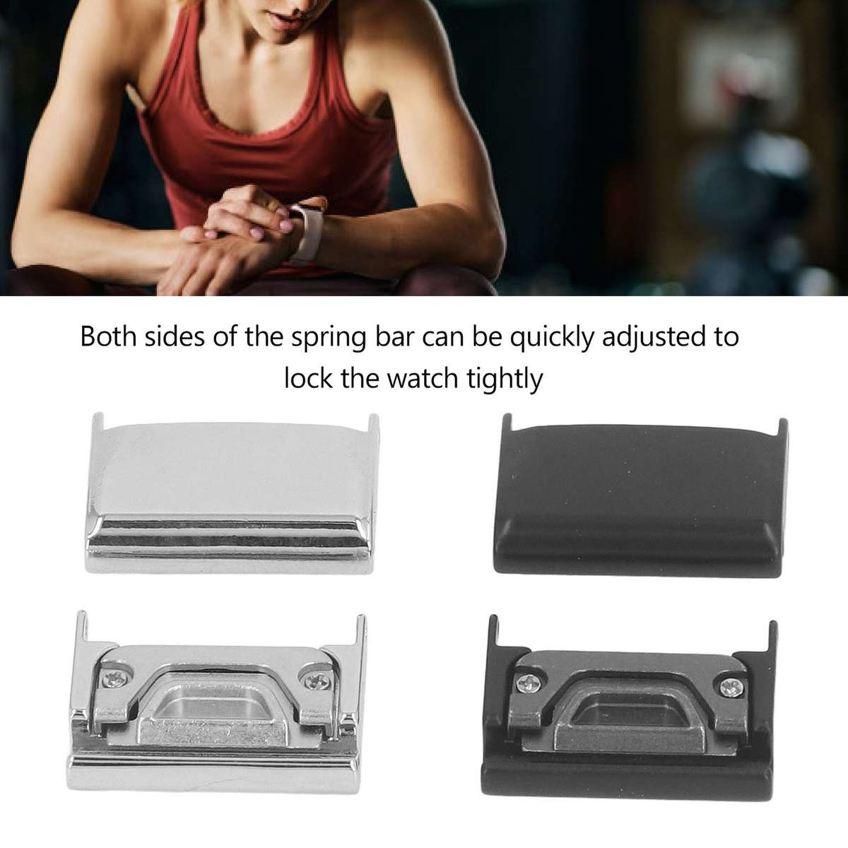 Watch Band Adapter Quick Release Stainless Steel 22?20mm Watch Strap Connect CHW