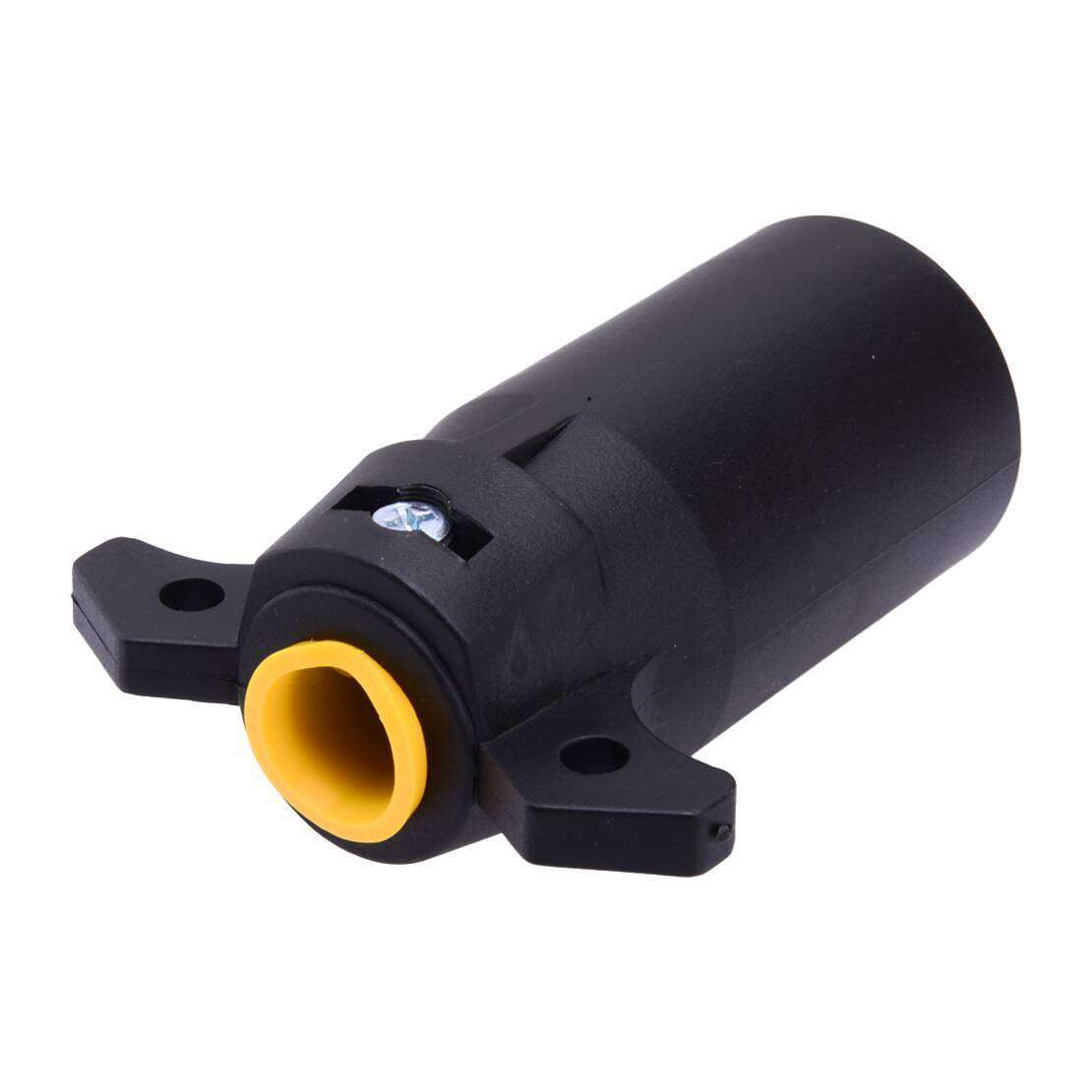 1pcs RV Trailer 7 Way Round Light Plug Connector Replacement End Blade Pin New