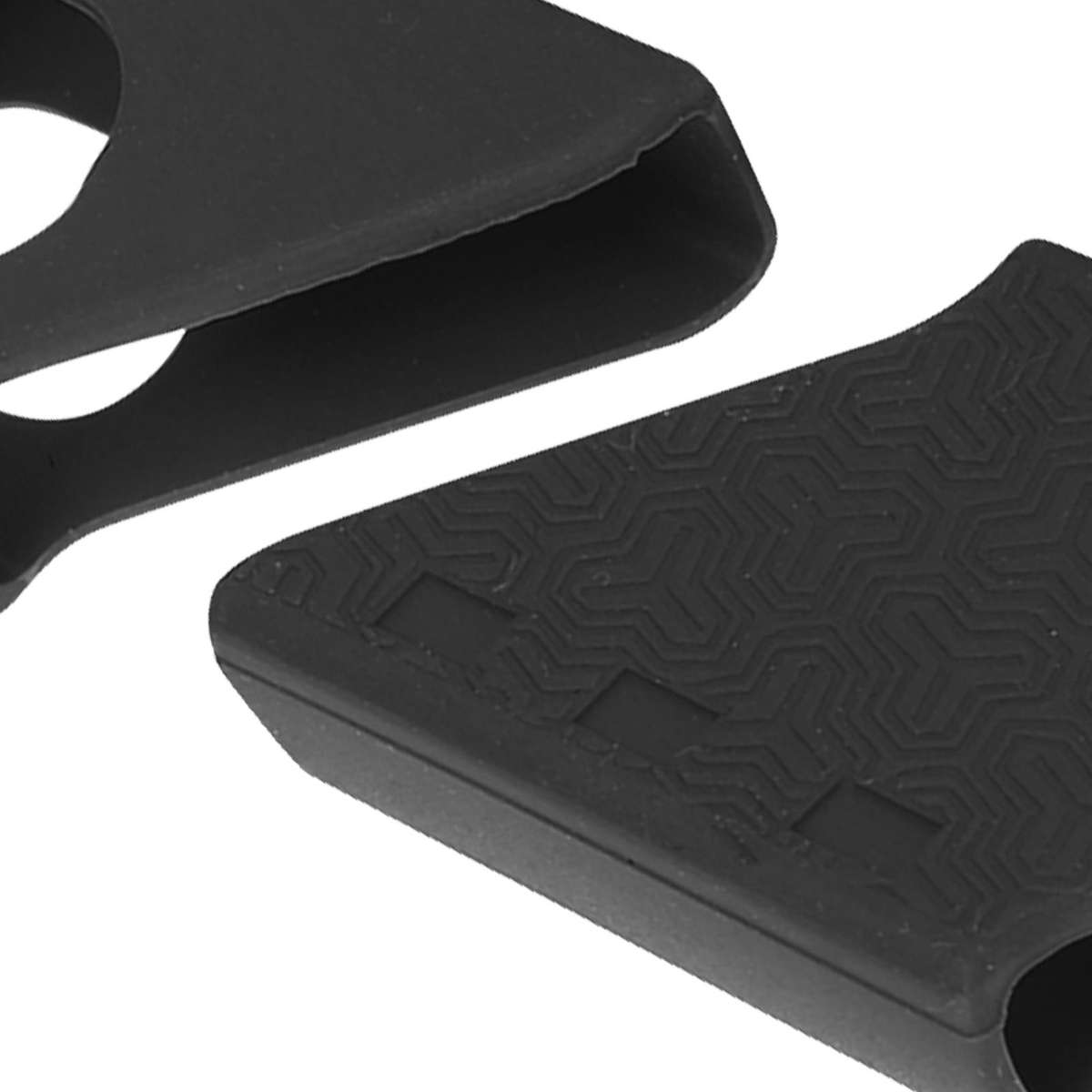 (Black)4PCS Silicone Bike Crank Protectioneeve Arm Boots Protector CW