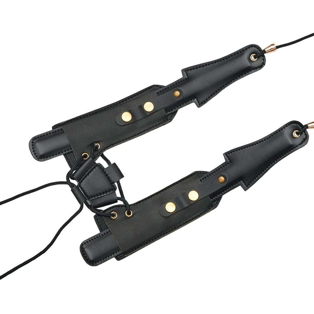 Saxophone Strap Leather Adjustable Shoulder Strap For Tenor Alto Sax-Accessorie