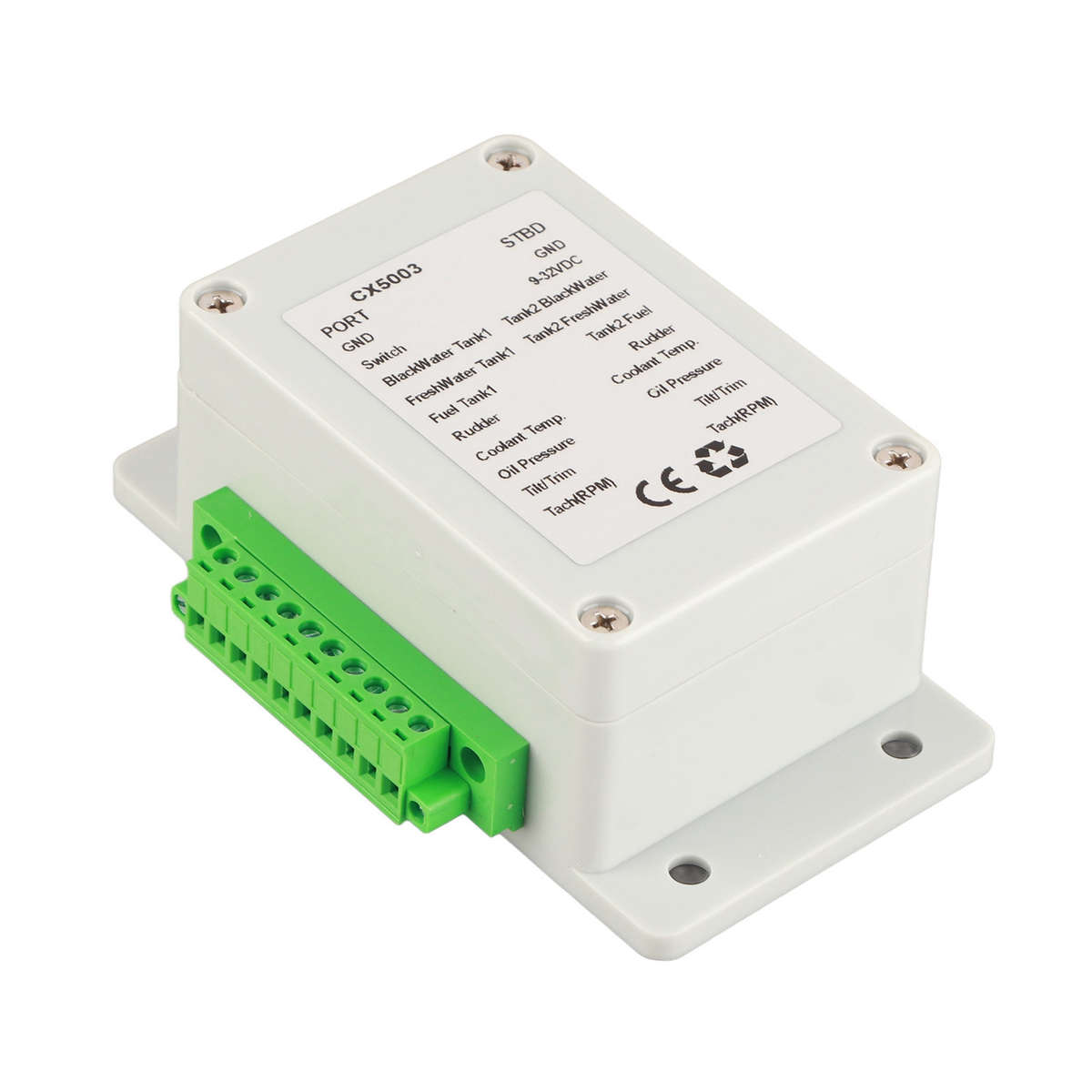 9?32V DC Converter Box Convert Sensor Singal To NMEA2000 IP67 Waterproof Part