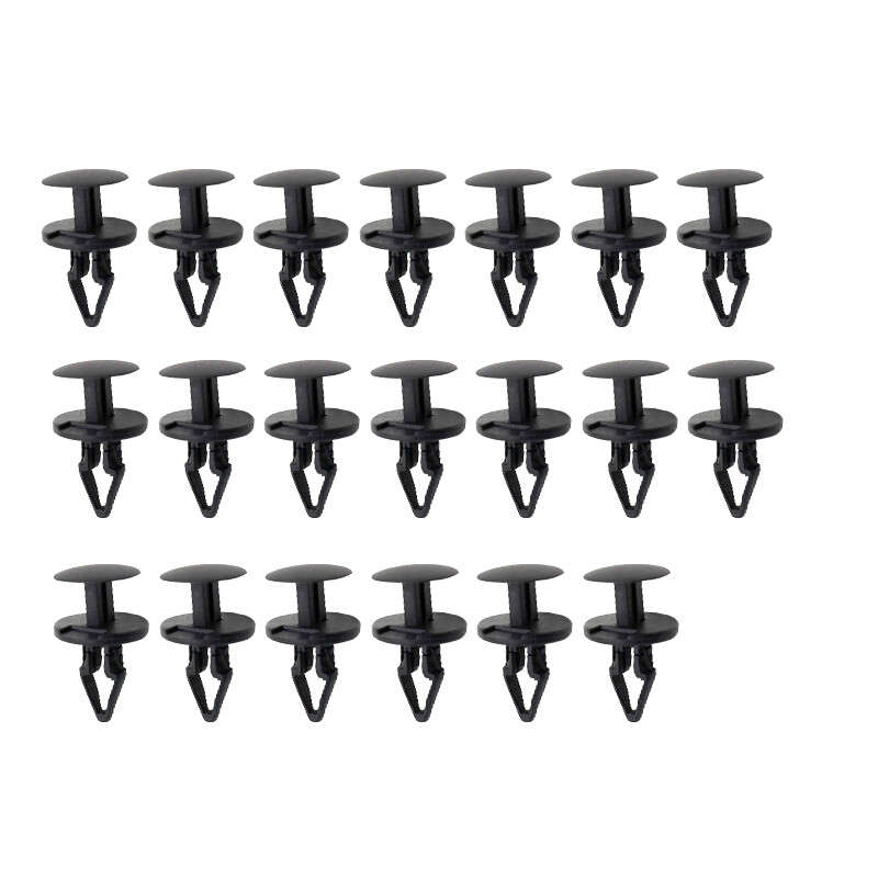 20x Black Nylon Push Type Retainer Clips Fit For GMC Chevrolet Buick Pontiac
