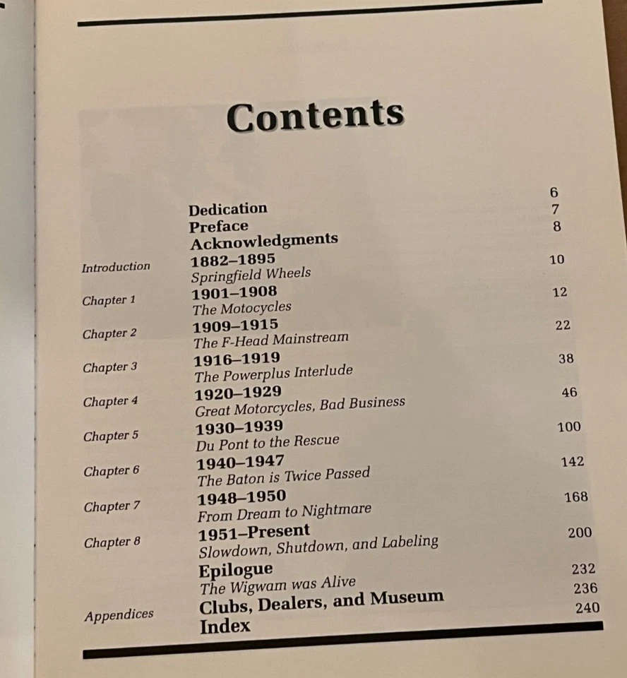 Indian Motorcycles Photographic History
