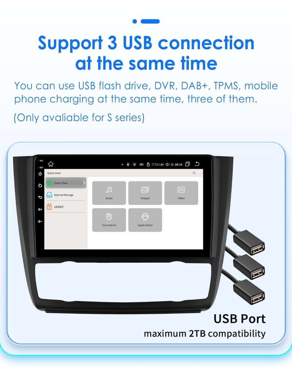8+128G Android12 For BMW 1 Series E88 E82 E81 Car GPS Stereo Radio Carplay 8Core