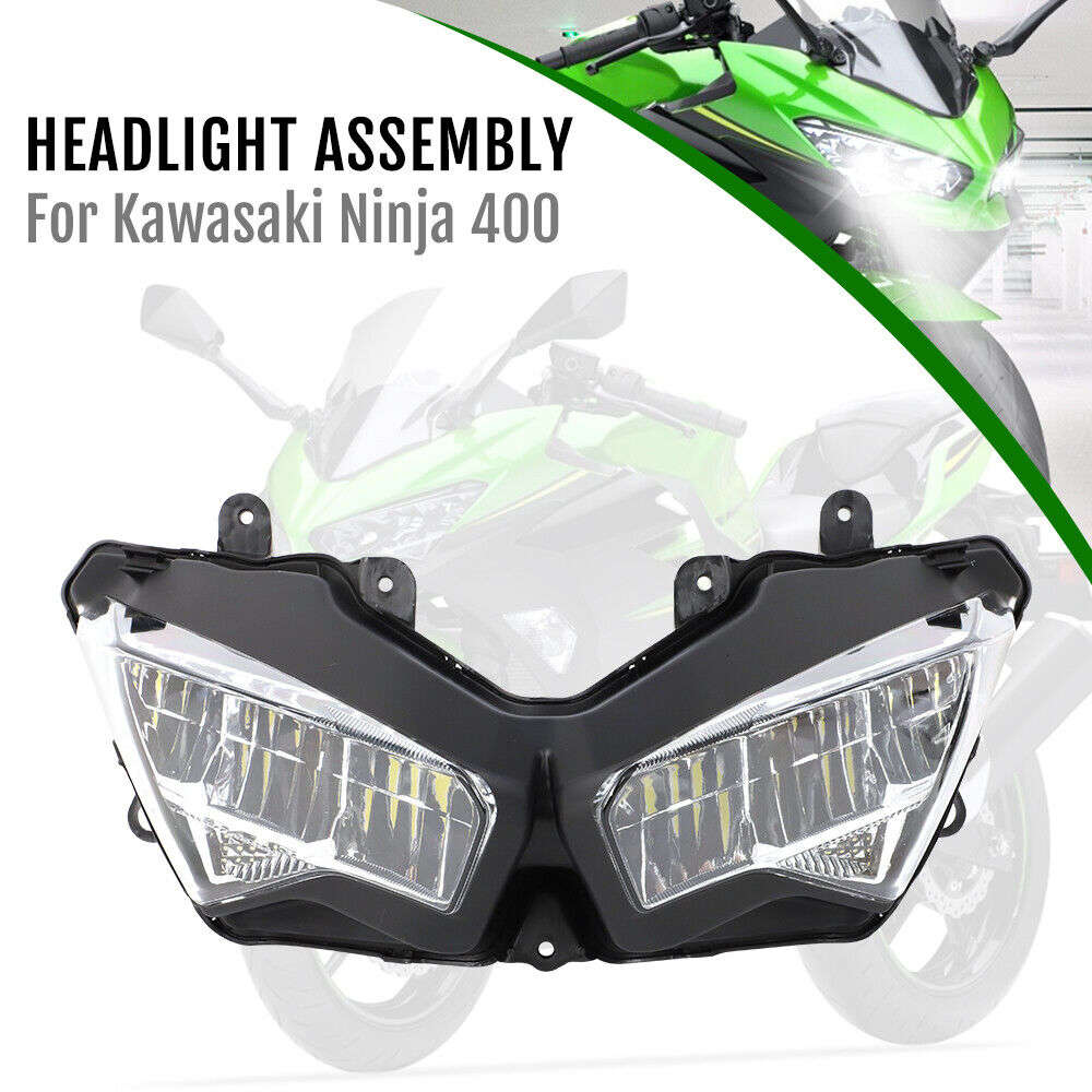 For Kawasaki NINJA 400 250 650 Versys ZX6R LED Headlight Assembly Headlamp DRL