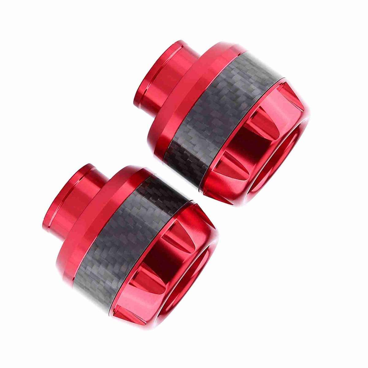 Car Auto 1 Pair Of Carbon Fiber Motorcycle Front Fork Frame Sliders Crash