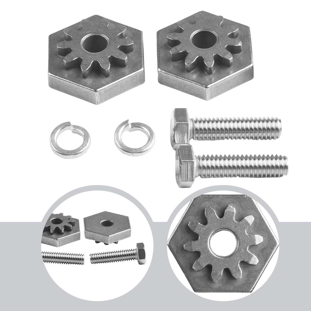 Lawn Mower Part Deck Adjustment Gear For Bolens