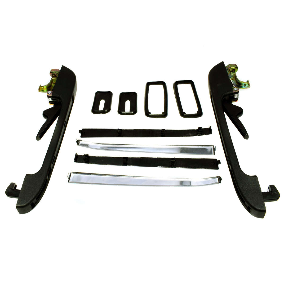 Rear Left & Right Side Exterior Door Handle W/Key For VW Golf Jetta Rabbit New