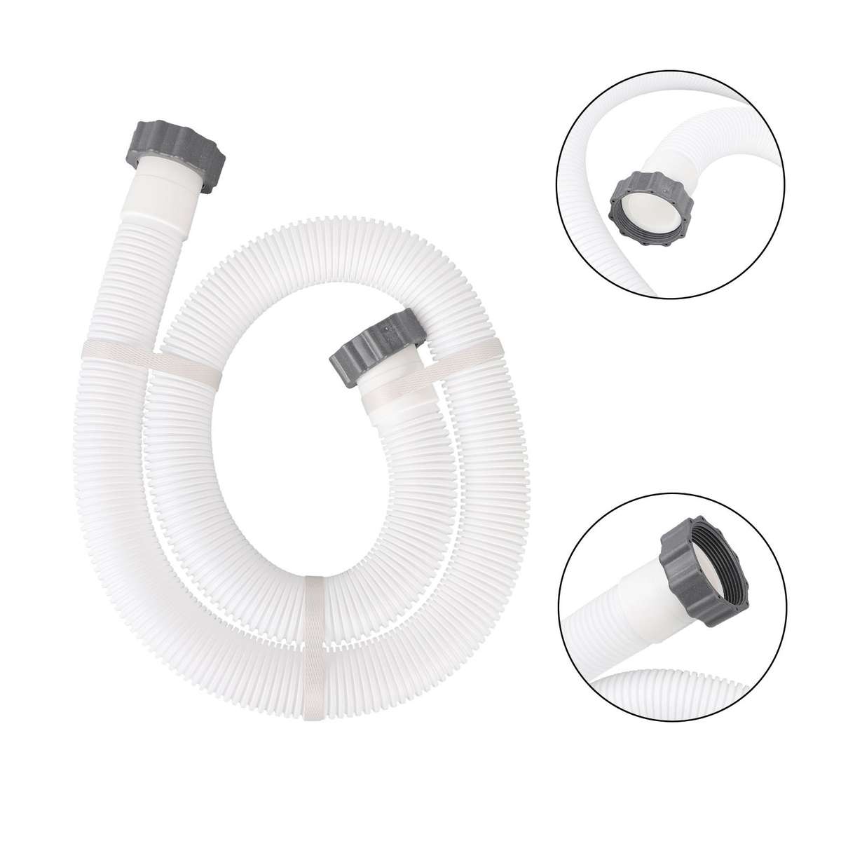 For Intex 1.5 Inch Diameter Water Pool Pump Replacement Hose 59 Inch Long Part