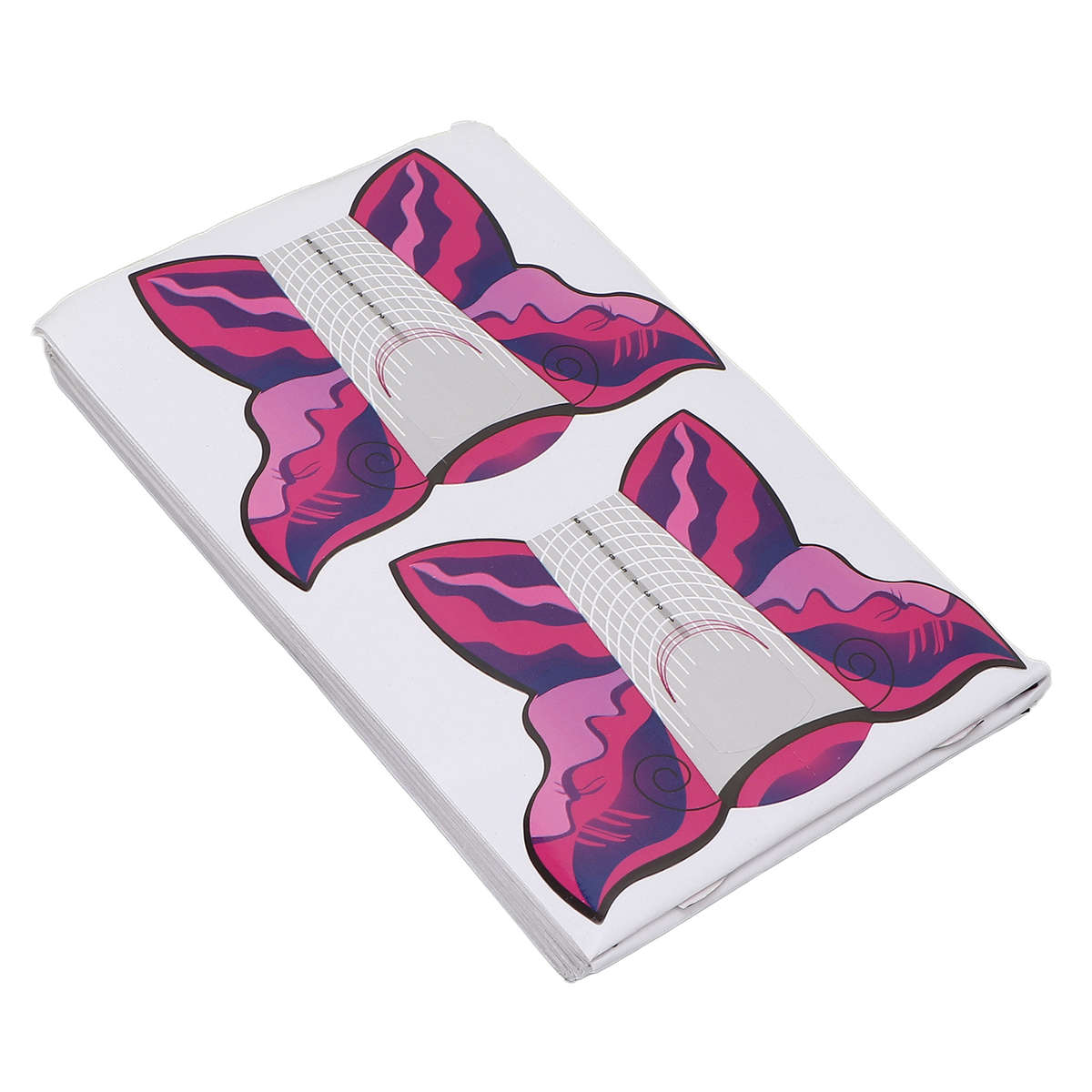 100pcs Nail Form Extension Stickers Self Adhesive Nail Tips Guide Sticker Ma CHW