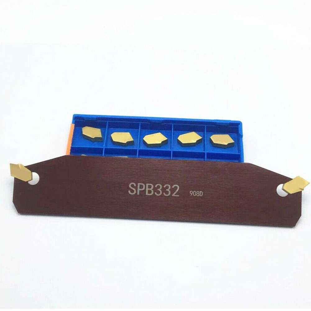 CNC Blade Groove Cut-Off Holder SP300 Cutting Insert With SPB332 SPB32-3
