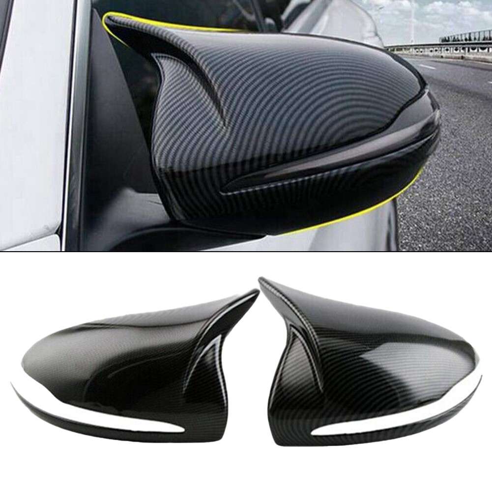 Carbon Fiber Side Rearview Mirror Cover Cap For Mercedes For Benz C E S GLB