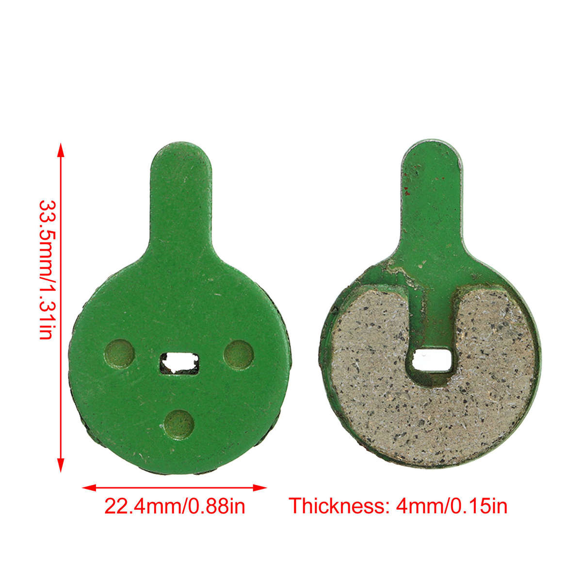 5 Pair Brake Pads Lightweight Low Noise Smooth Braking Colorfast Part For Kugoo