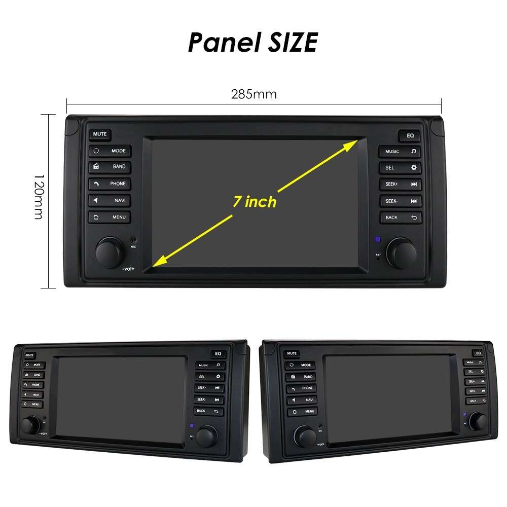 7" For BMW E39 E53 X5 GPS Navi Android 12 Car Stereo Radio Head Unit CarPlay BT