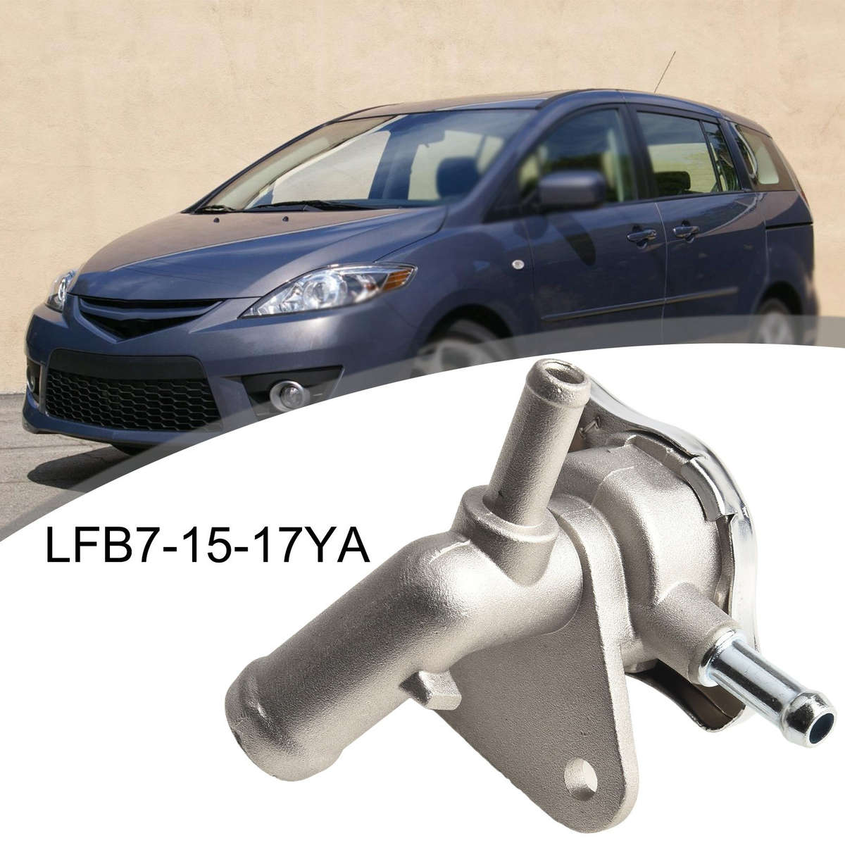 Materials Radiator Filler Neck With Cap For Mazda 5 2006 2010 LFB71517YA
