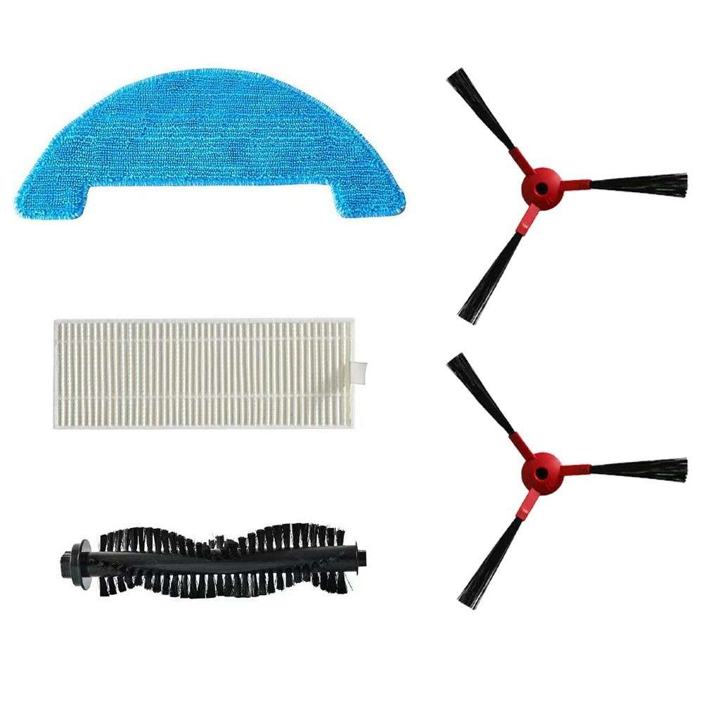 Brush Filter Set Spare Vacuum Robot For Smartai G50 / C50 Mop Cloths