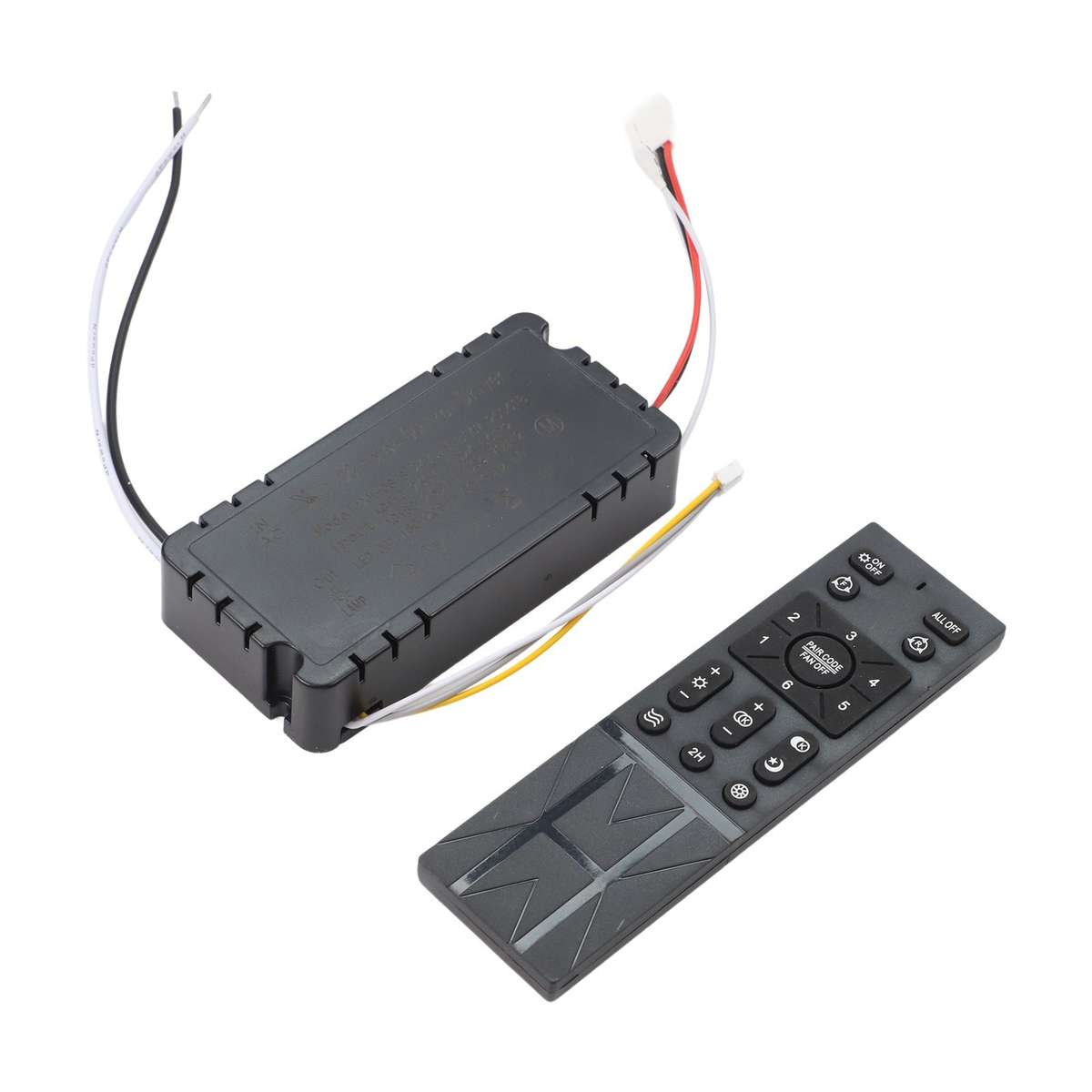 Ceiling Fan Light Remote Control With Flexible Speed Options And Battery Alerts