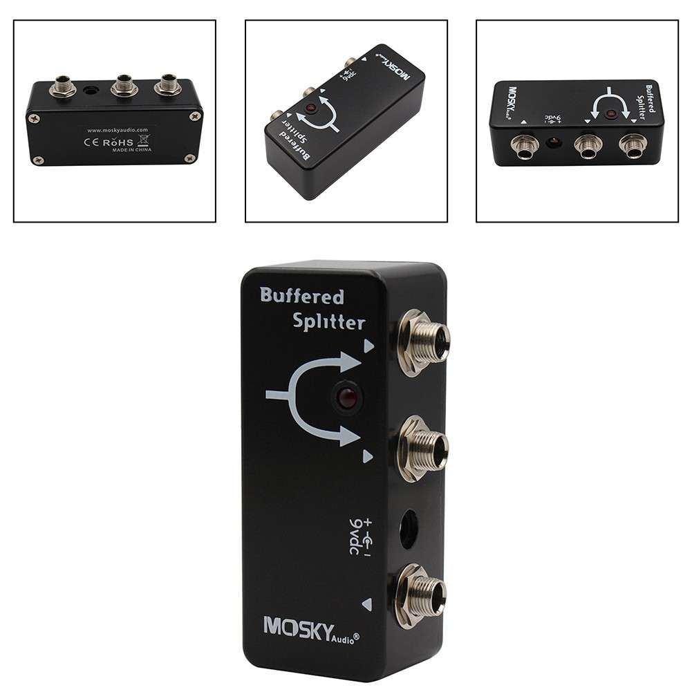 Guitar Buffered Splitter Pedal Ensures Pristine Tone And Powerful Signal