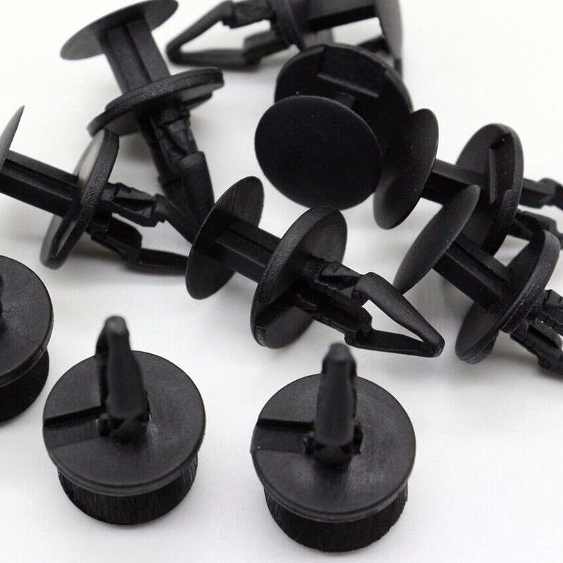 40x Black Nylon Push Type Retainer Clips Fit For GMC Chevrolet Buick Pontiac