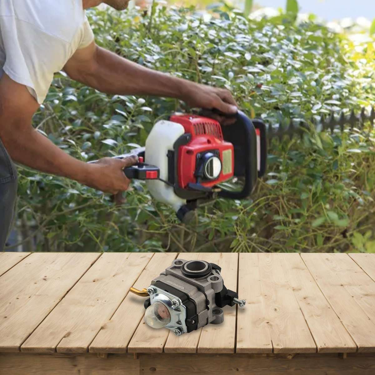 Reliable Carburetor Set For Black Max BM25PHVNM 25cc 2 Cycle Gas Trimmer