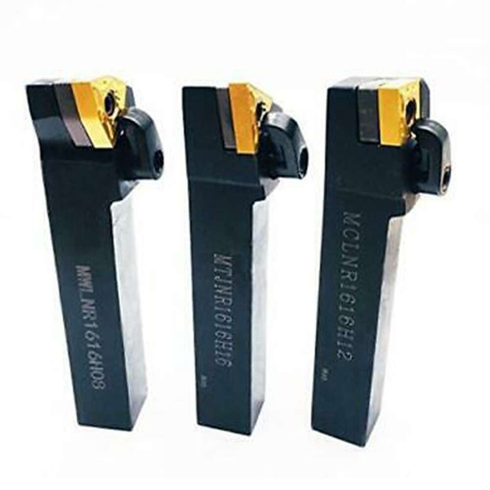 5/8" CNC Lathe Excircle Indexable Carbide Turning Tool Holder Bit Set Fittings