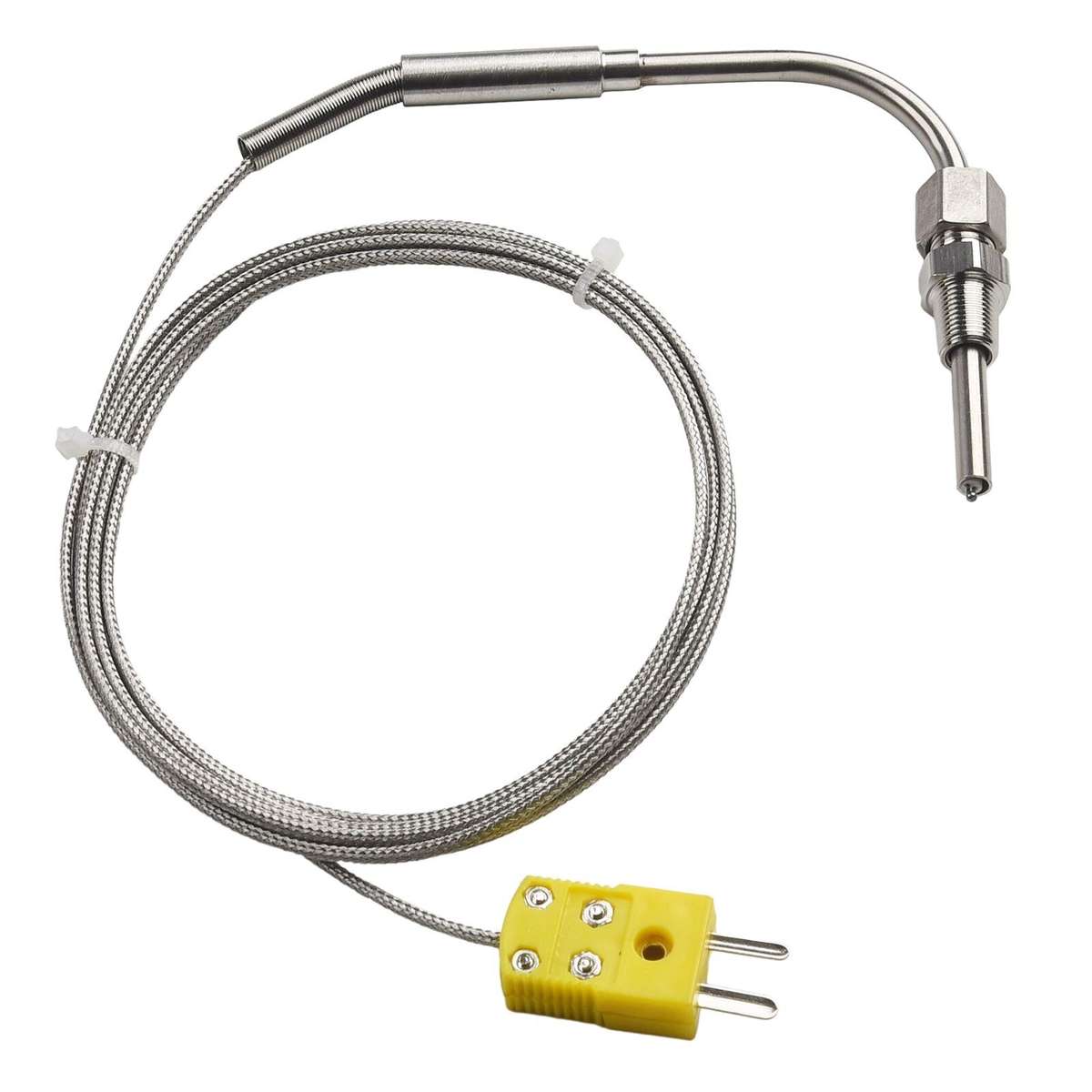 2M EGT K-Type Thermocouple Exhaust Probe High Temperature Sensor 1/8 NPT Threads