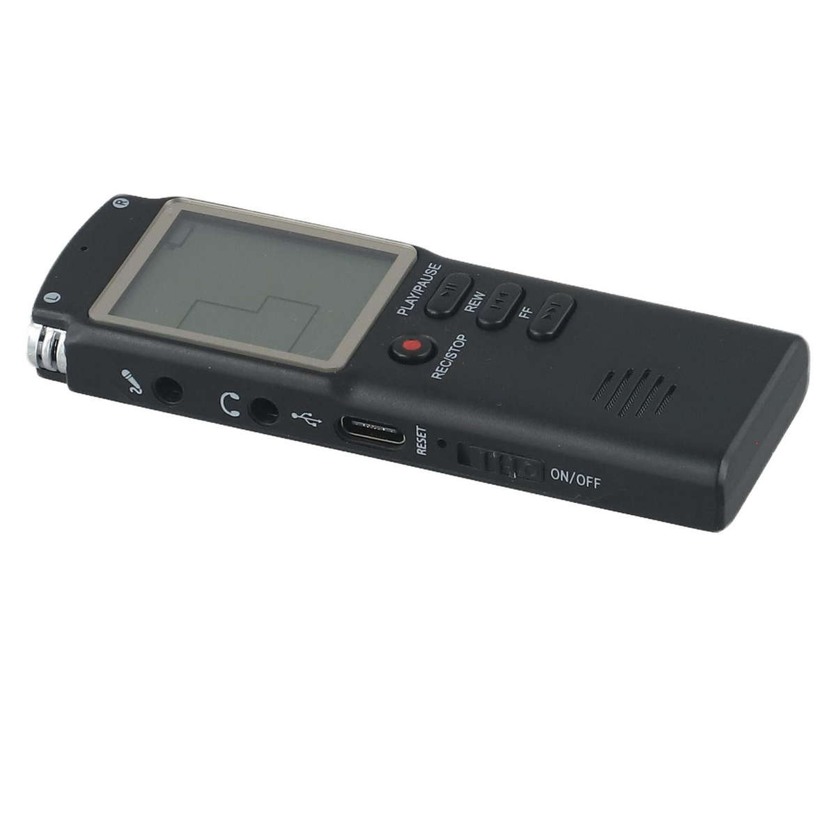 Professional USB Dictaphone Voice Recorder With WAV MP3 Player Functionality