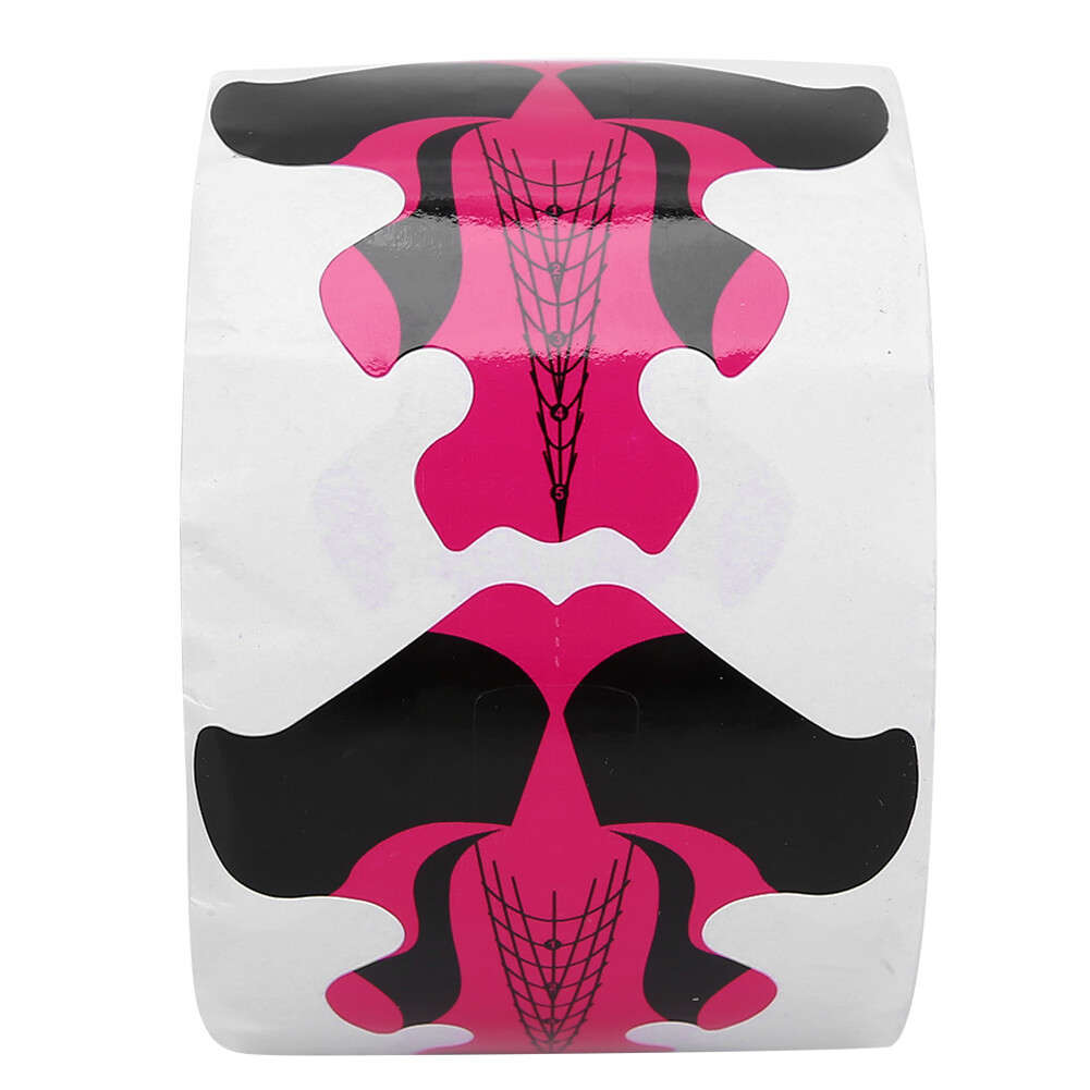 Nail Gel Forms Goldfish Shape Self Adhesive Nail Art Extension Sticker For W CHW