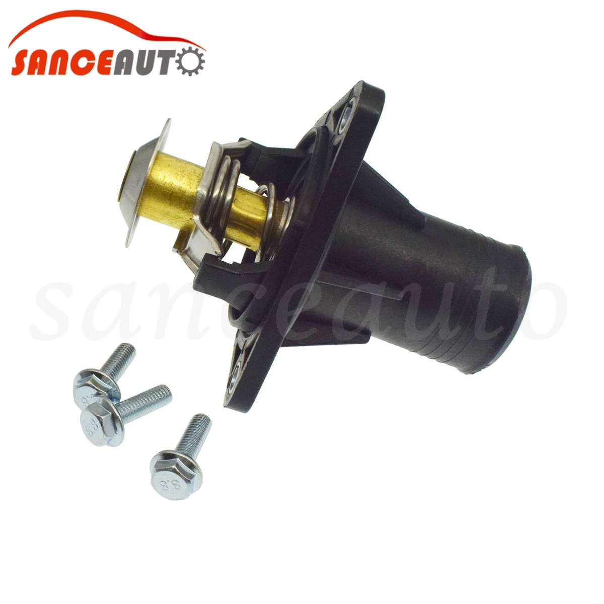 Engine Coolant Thermostat/Water Outlet Assembly For 02-08 Jaguar X-Type 3.0L-V6