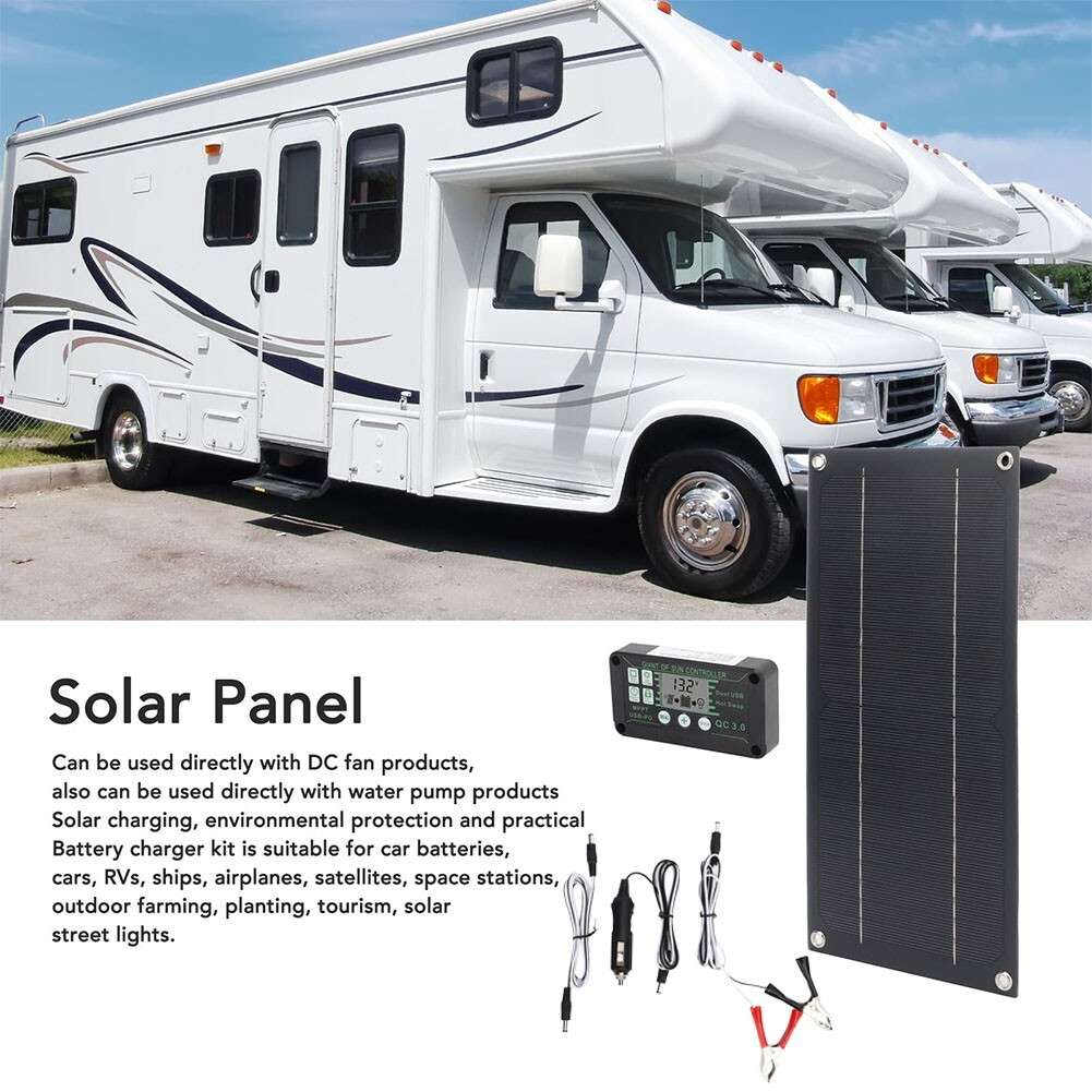 High Efficiency 600W Solar Panel Kit For Car RV Caravan Battery And Controller