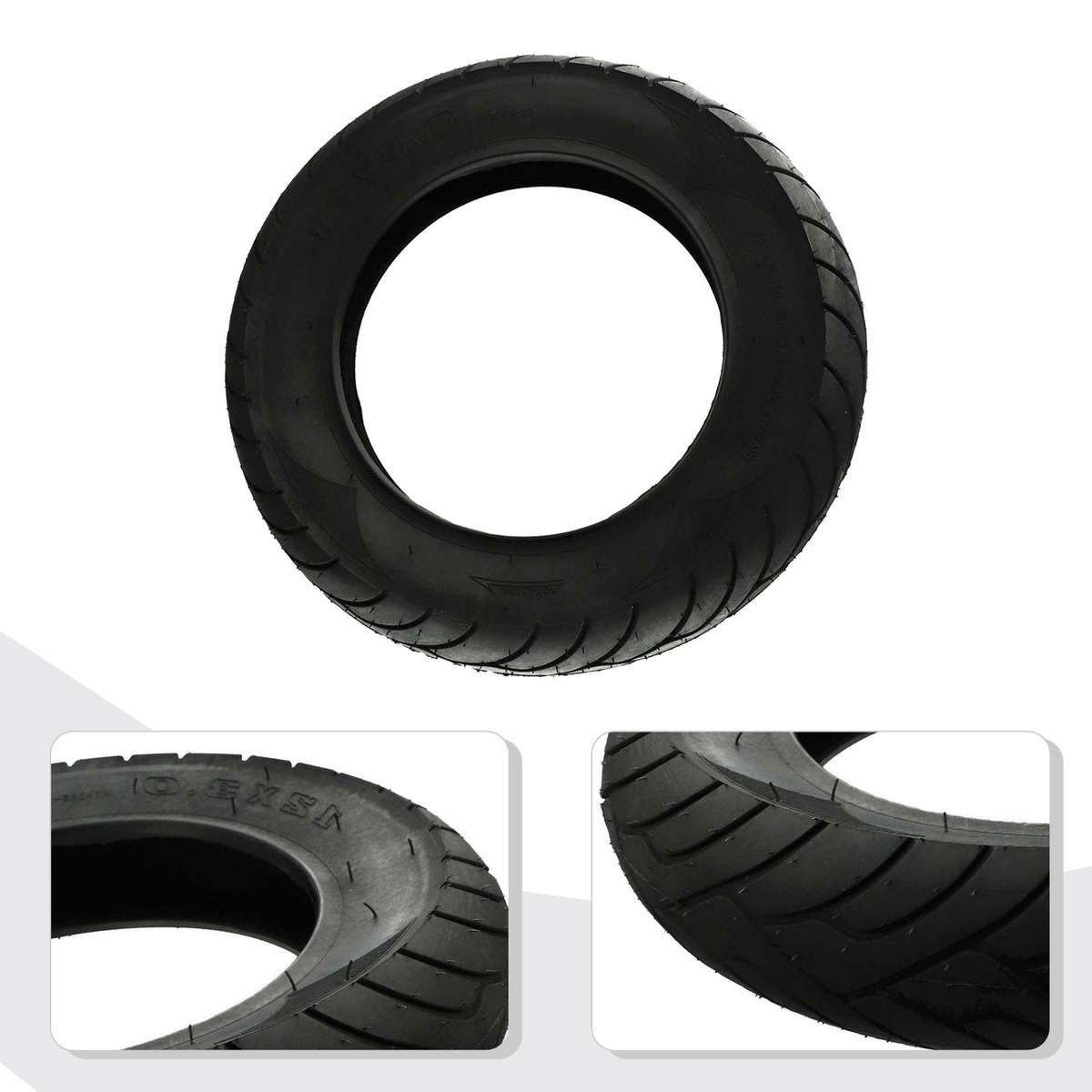 Rubber 12 Inch Outer Tire 12x3 0 For Scooters And Electric Bikes Strong Build