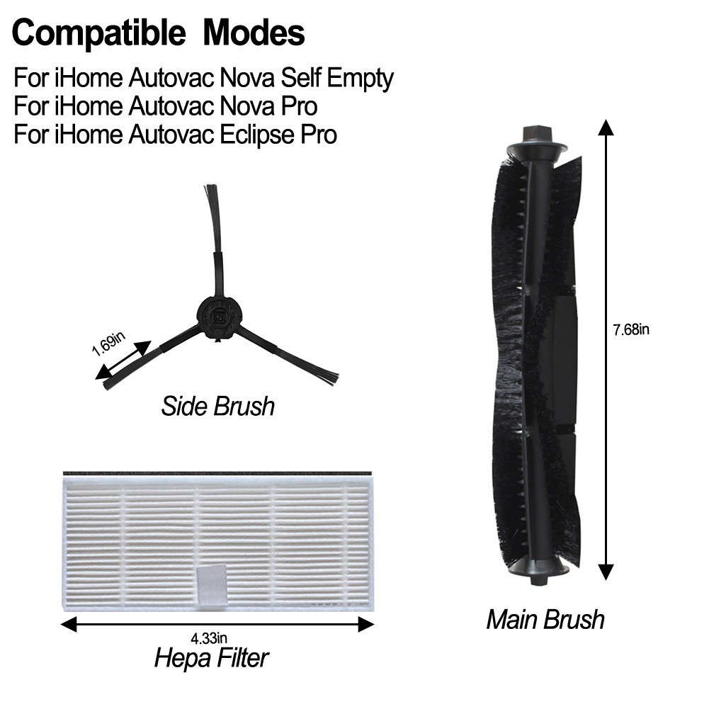 Efficient Dust Removal With For IHome For Nova Self Empty Spare Parts