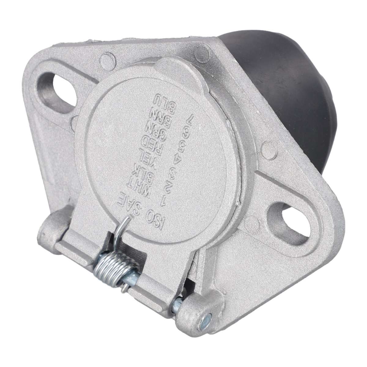 7 Pins Socket For Semi Trailer Truck Light Connector Round Split Pin Receptacle