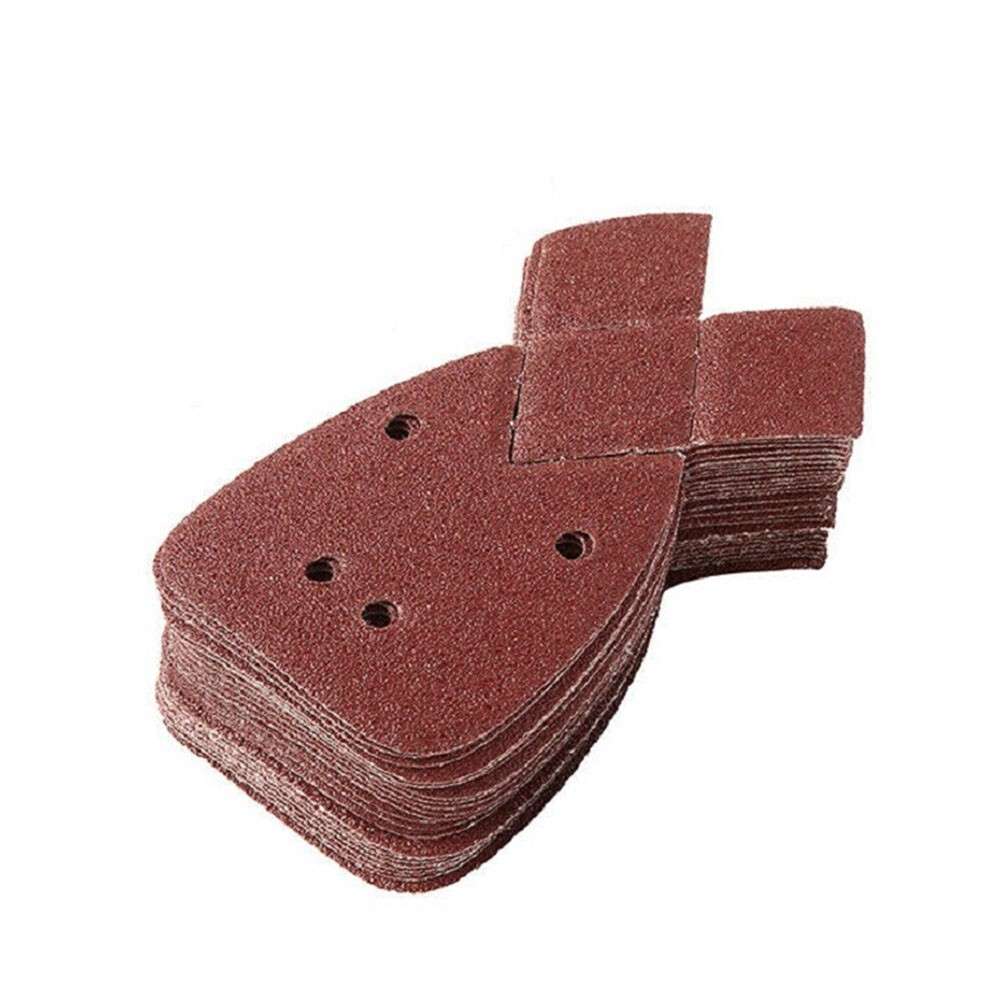 50pcs Sandpaper Sanding Sheets For Black Decker Palm High Quality