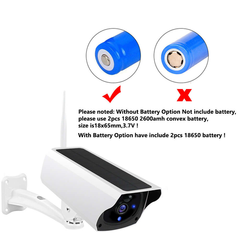 Outdoor 1080P Solar Powered Security Energy Camera Wireless WiFi IP Home CCTV HD