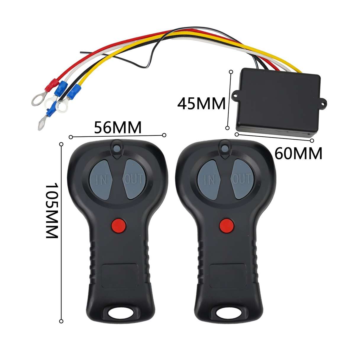 Reliable 12V Wireless Electric Winch Remote Control Kit For Off Road Trucks