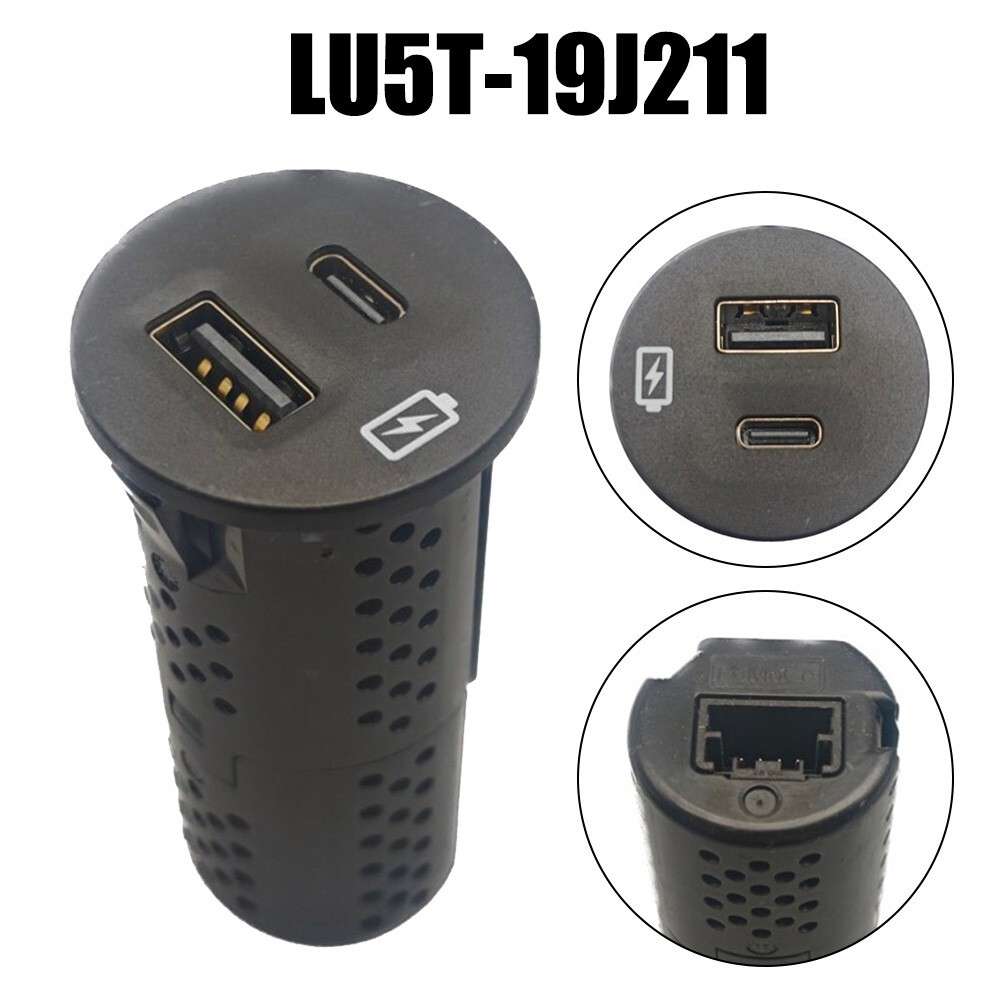 Center Console USB-Charger Plug-Hub Type-C For Ford 2021-2022 LU5T-19J211 New