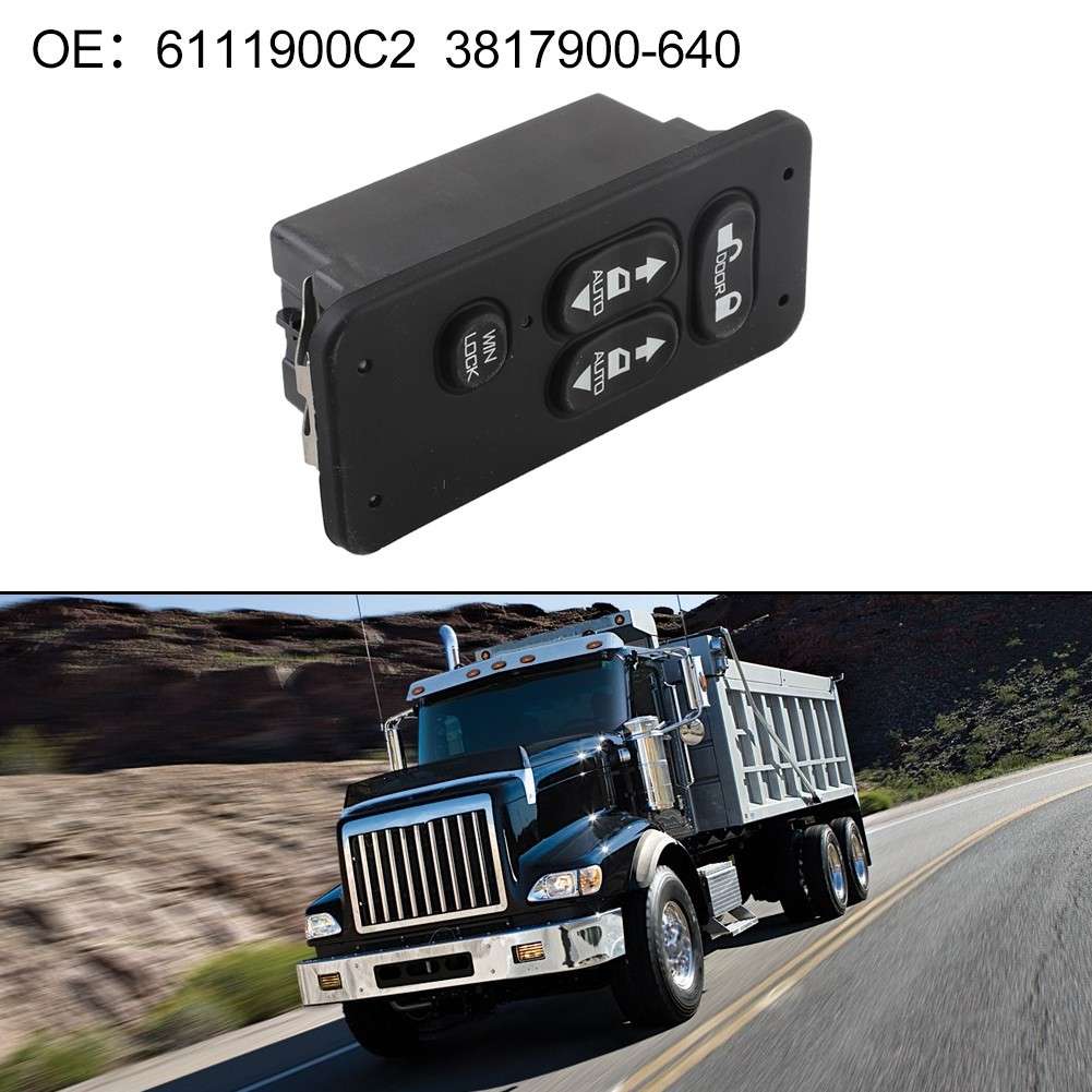 Aftermarket Replacement Master Power Window Switch For Navistar Trucks