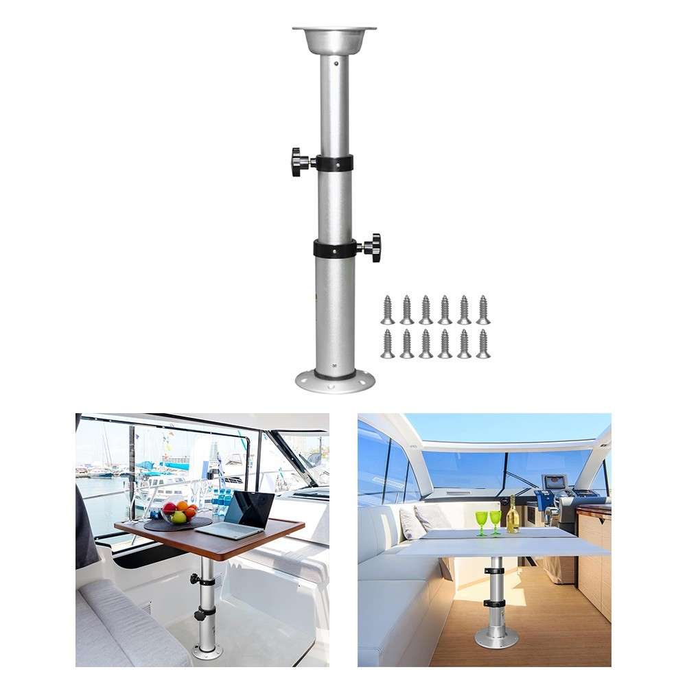 425-750mm RV Adjustable Table Leg Bracket Removable Aluminum Alloy Table Leg